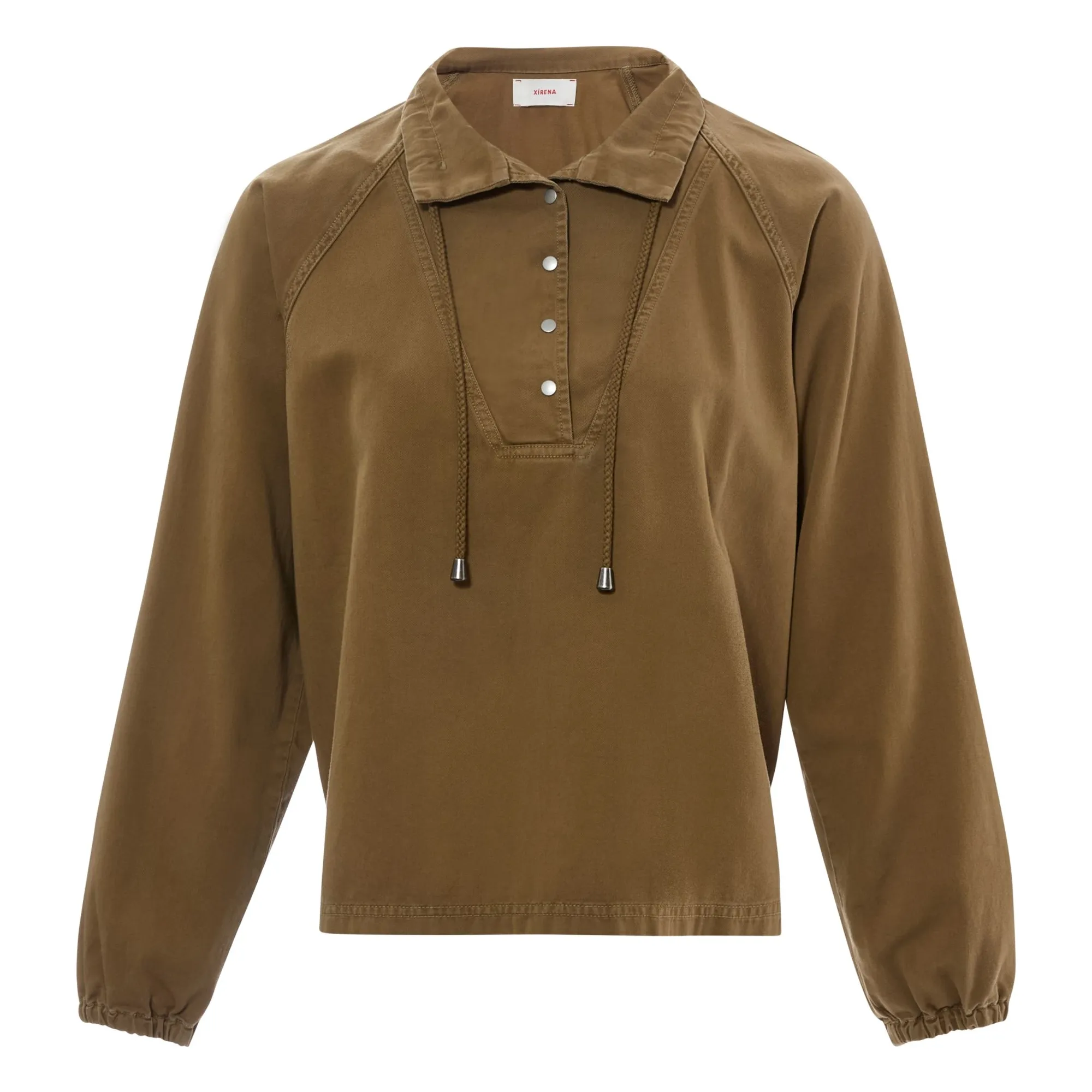 Xirena Green Clay Oaklee Blouse