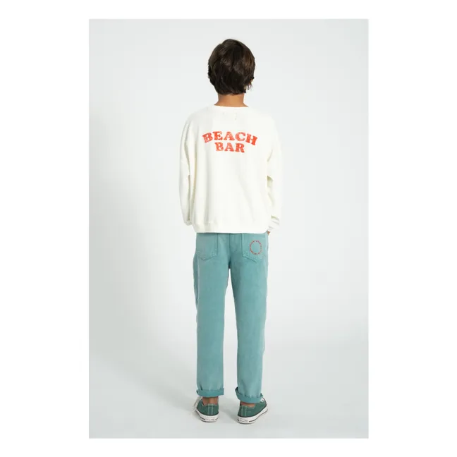 Sweat Glace Eponge Coton Bio | Ecru