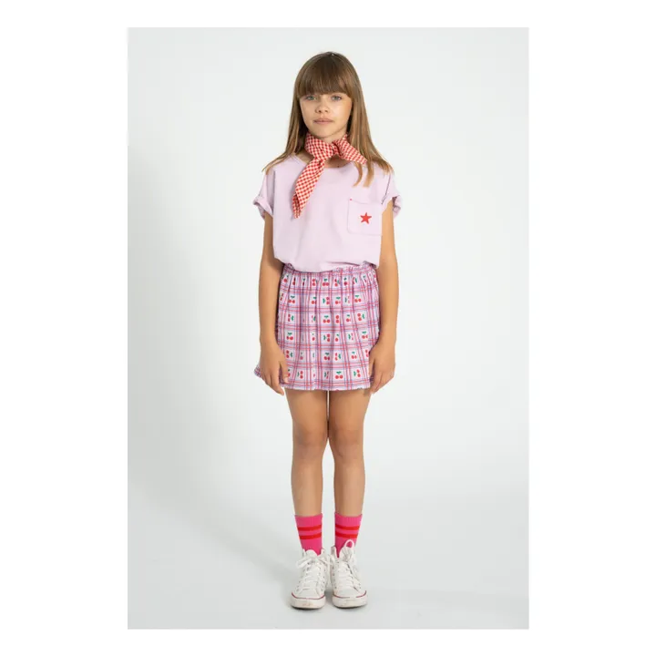 T-shirt Lettre A | 	Lilas- Image produit n°6