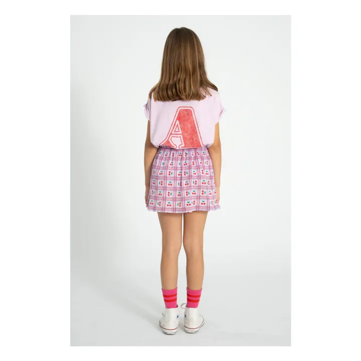 T-shirt Lettre A | 	Lilas- Image produit n°7