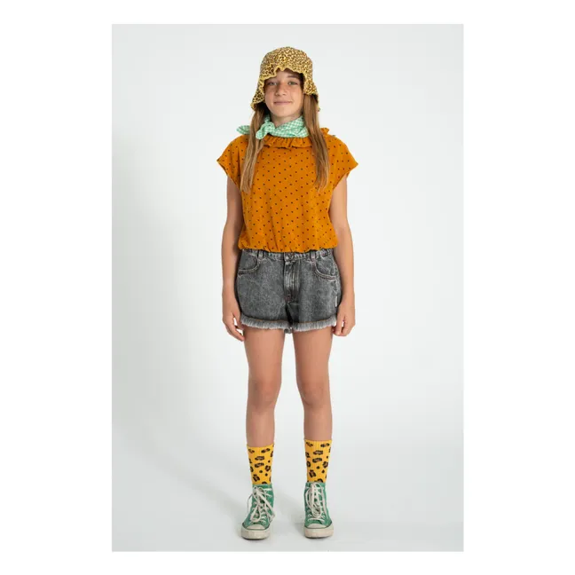 Leopard socks | Mustard