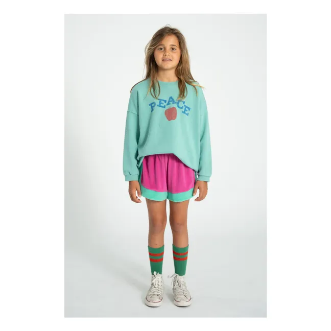 Sweat Peace Coton Bio | Turquoise