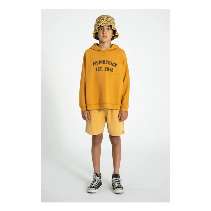 Sweat Piupiuchick Est 2012 Coton Bio | Camel- Image produit n°6
