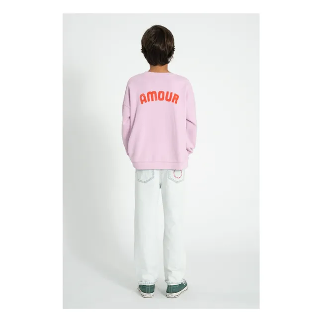 Sweat Amour Coton Bio | Rose