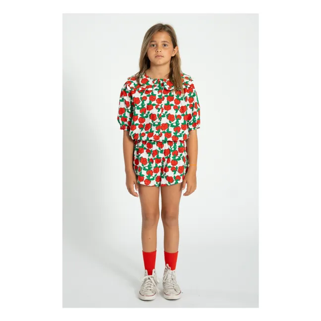 Short Fleuri | Blanc