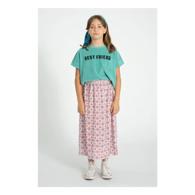 Cerises Long Skirt | Ecru
