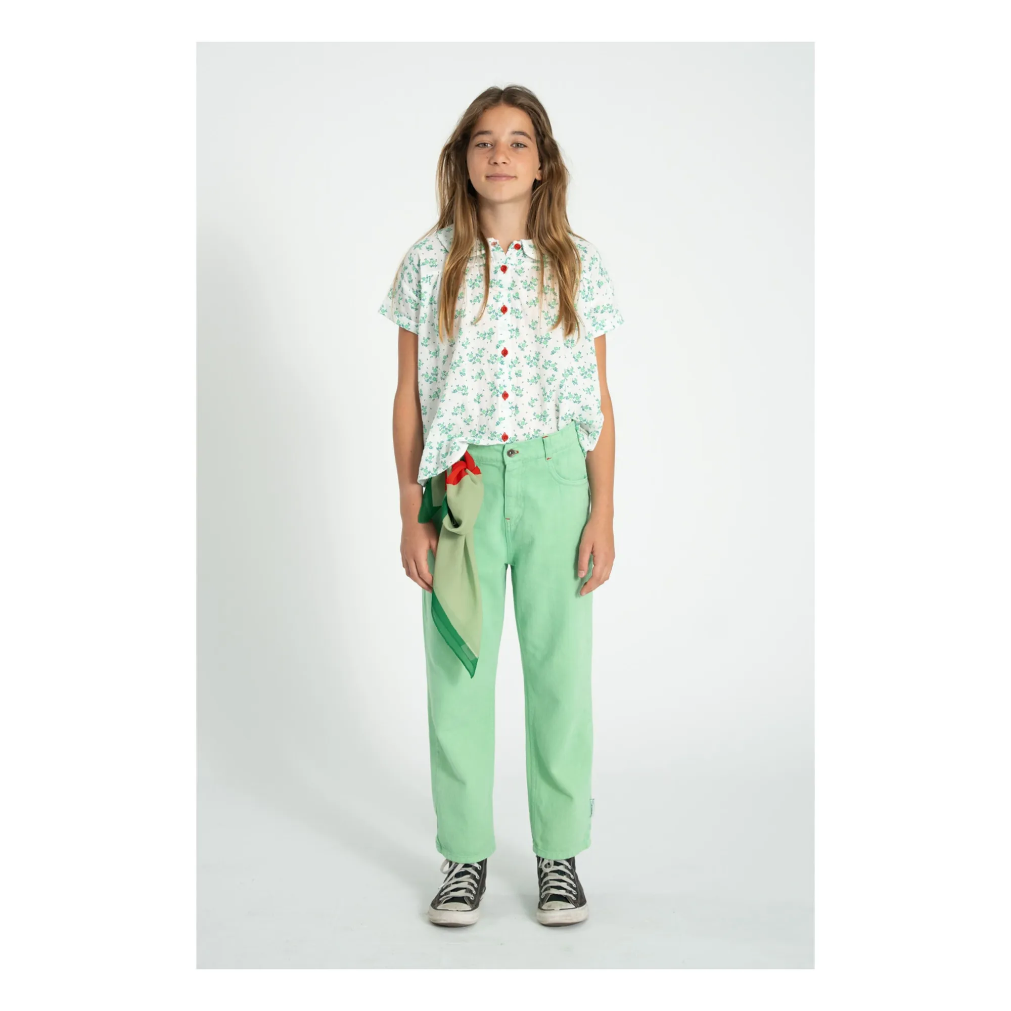 Jean Droit | Vert prairie- Image produit n°1