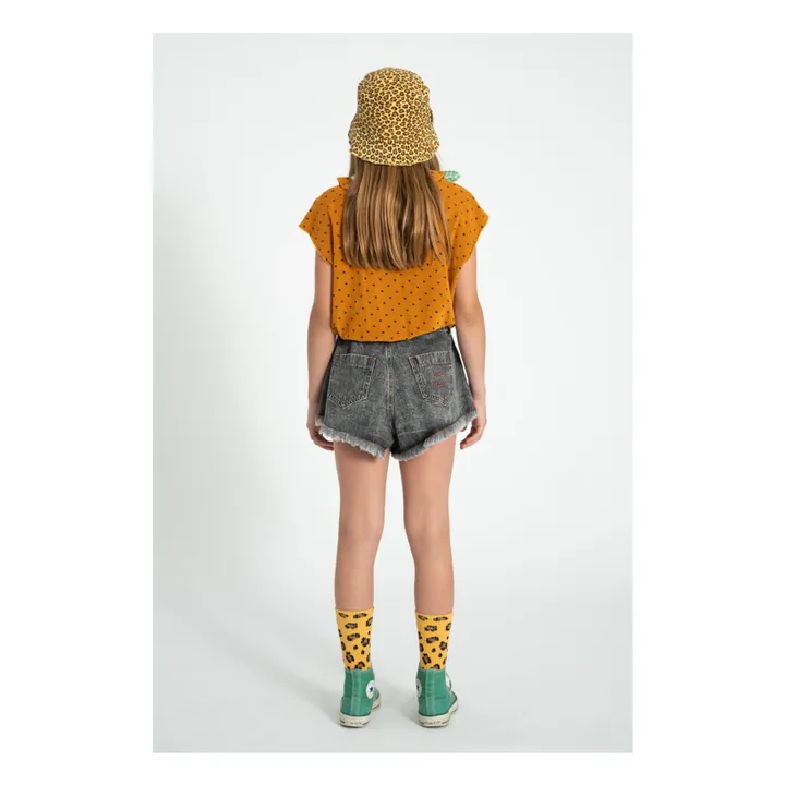 Pantalones cortos vaqueros deshilachados | Negro- Imagen del producto n°2