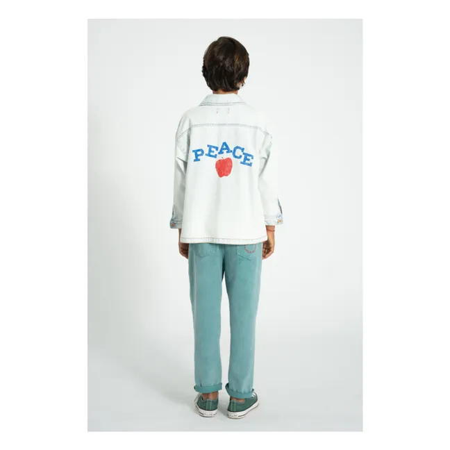 Chaqueta vaquera Peace | Azul descolorido