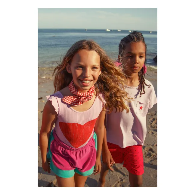 T-shirt Lettre A | Lilas