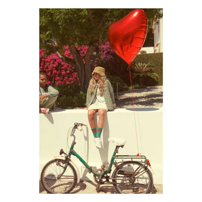 Striped Socks | Green