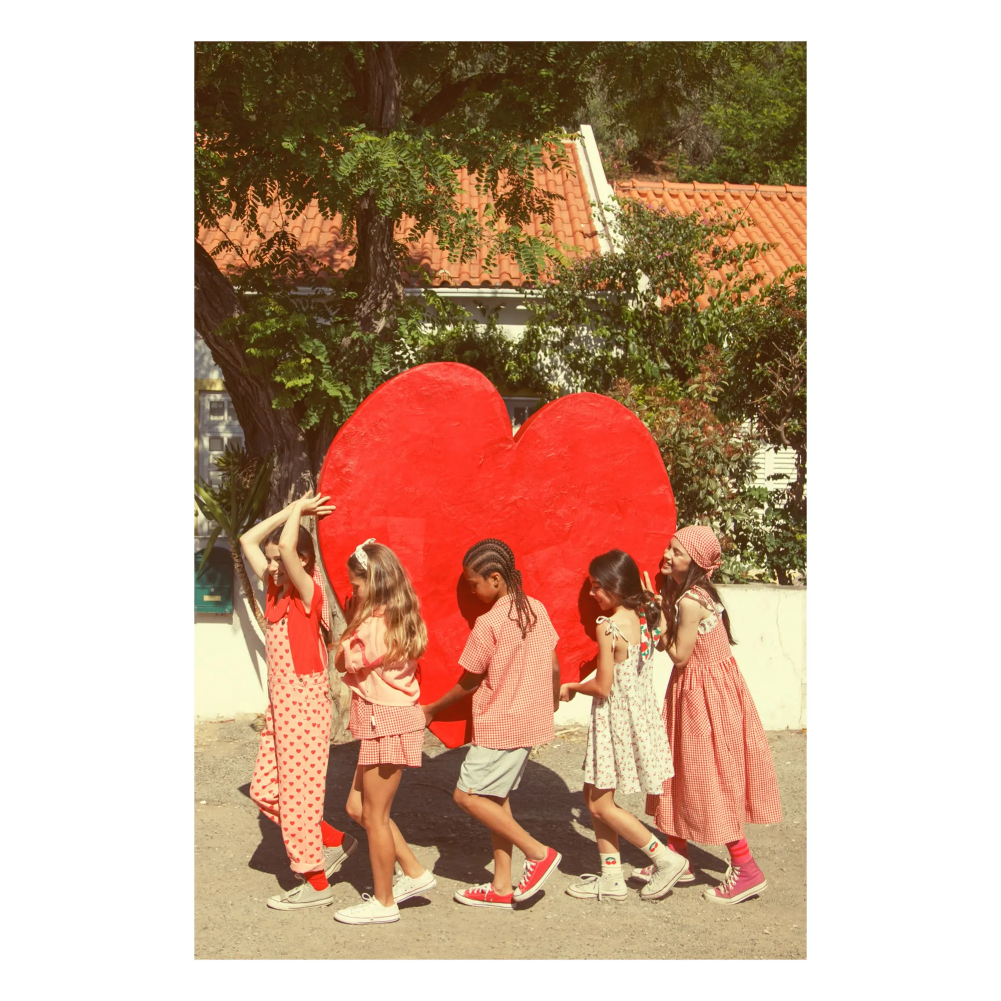 Chaussettes Cerises | Ecru- Image produit n°3