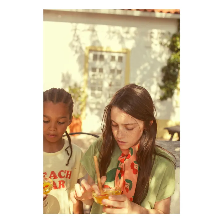 Foulard Cerises | Corail- Image produit n°3