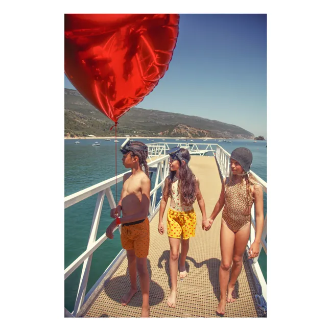 Trikini Ribbed Cherry Recycled Fibers | Yellow