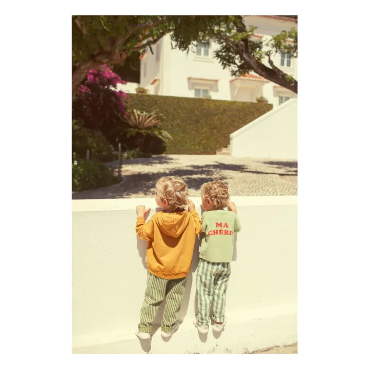 Sweat Piupiuchick Est 2012 Coton Bio | Camel- Image produit n°7