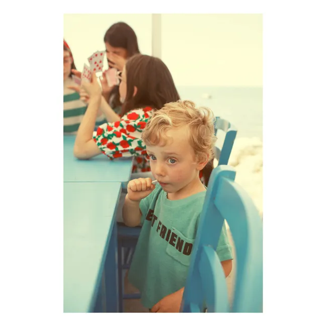 T-shirt Best Friend | Turquoise