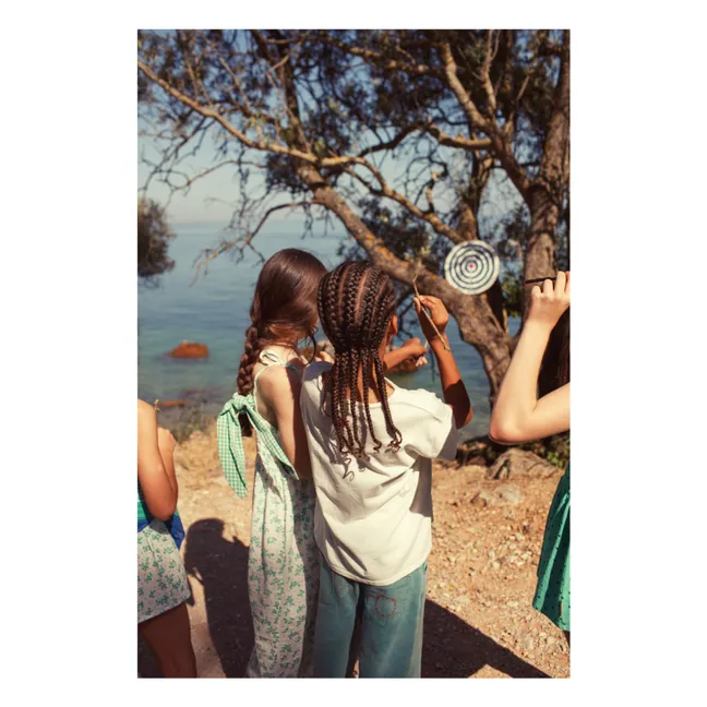 Chouchou Vichy Algodón Ecológico | Turquoise