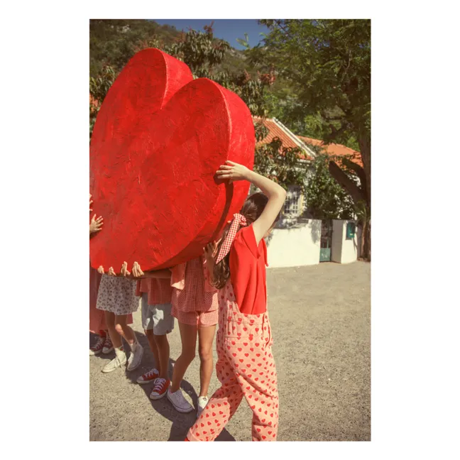 Chouchou Vichy Algodón Ecológico | Rojo