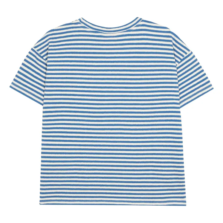 Camiseta oversize de rayas | Azul- Imagen del producto n°3