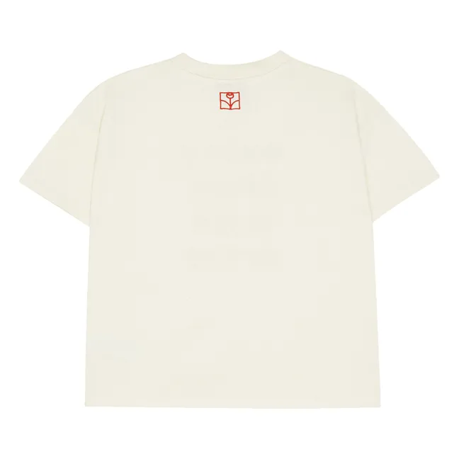 T-shirt Oversize Every Child Is An Artist Coton Bio | Ecru