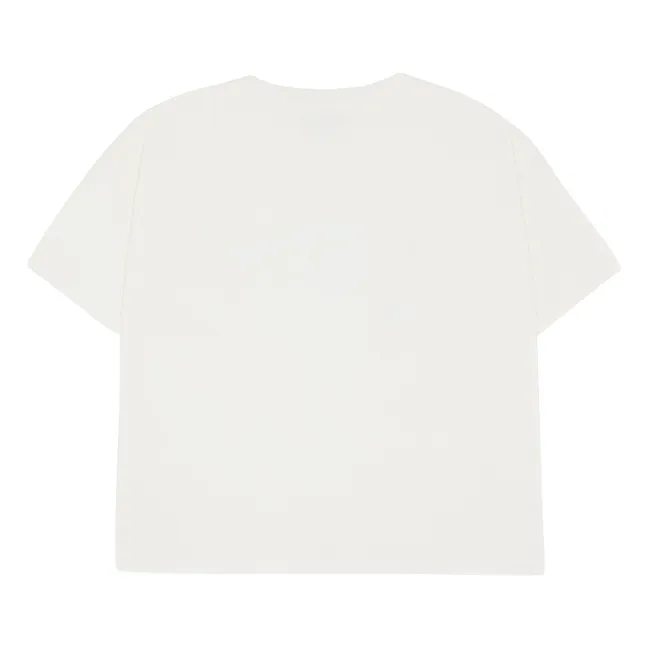 T-shirt oversize Telephone Cotone organico | Ecru