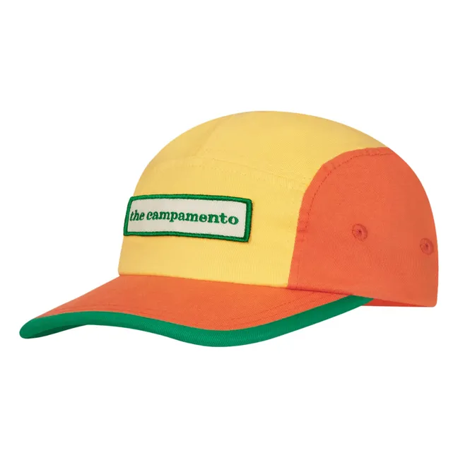 Gorra Campamento Color Block | Amarillo