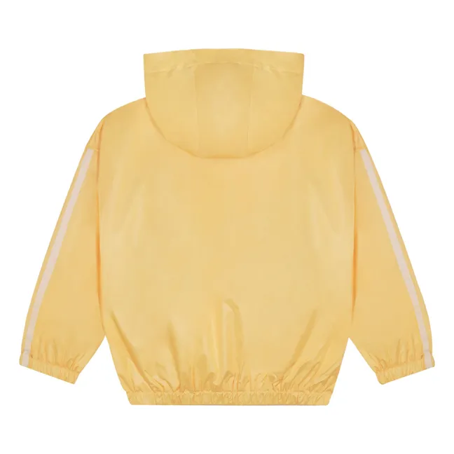 Coupe-Vent Color Block Fibres Recyclées | Jaune pâle