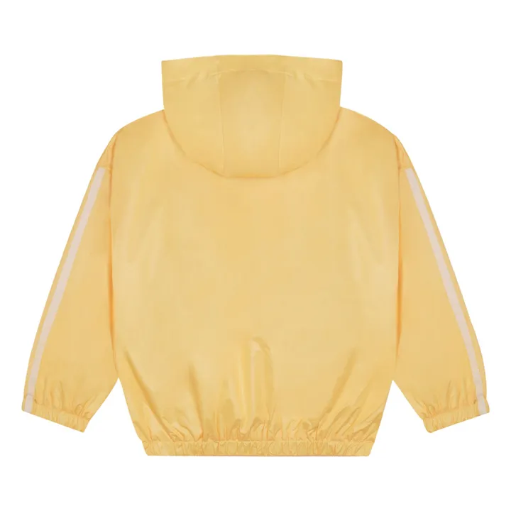 Cortavientos de fibra reciclada Color Block | Amarillo palo- Imagen del producto n°3