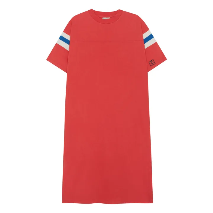 Vestido oversize a rayas | Rojo- Imagen del producto n°0