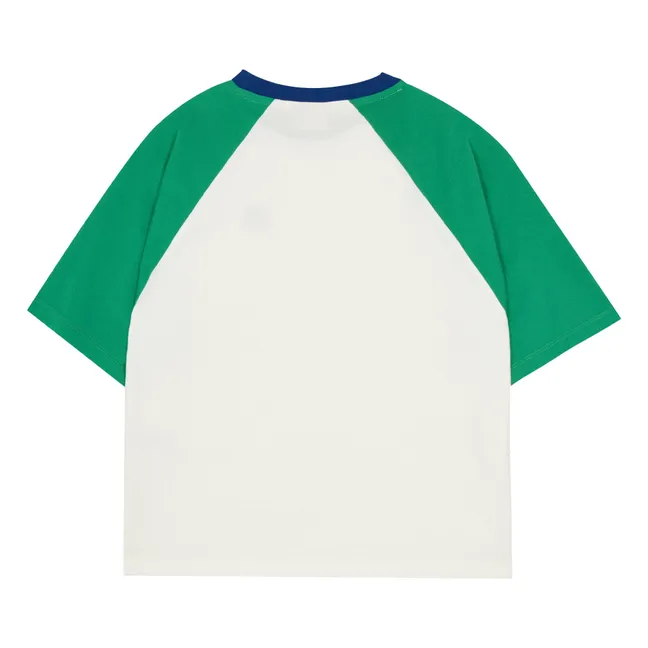 T-shirt Oversize Color Block | Ecru