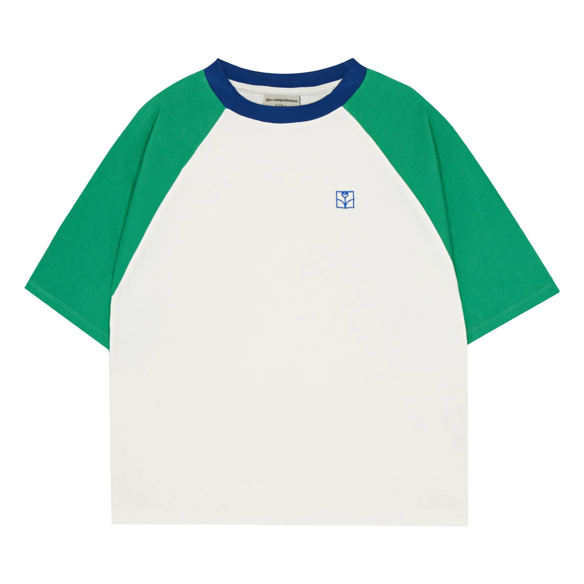 T-shirt Oversize Color Block | Ecru- Image produit n°0