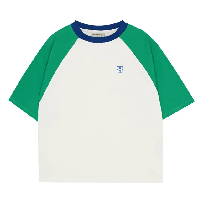 T-shirt Oversize Color Block | Ecru