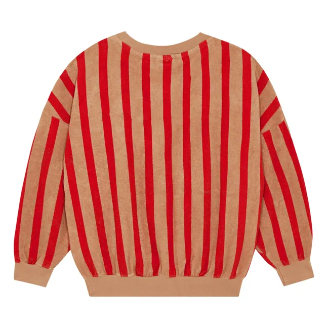 Sweat Rayé  | Camel