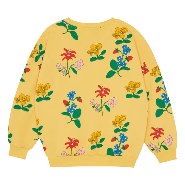 Sweatshirt Blumen | Gelb