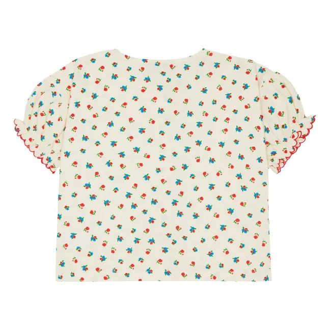 Blouse Fleurie | Ecru