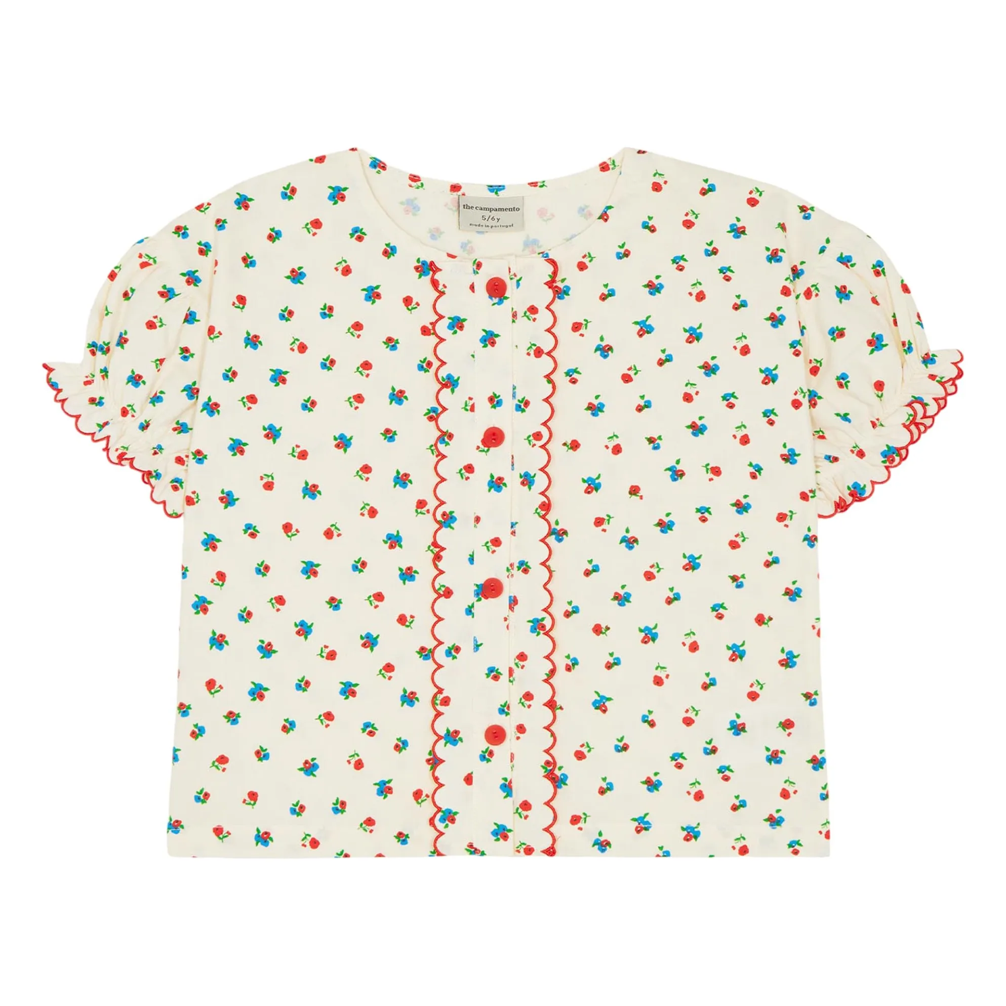 The Campamento Ecru Blouse Fleurie