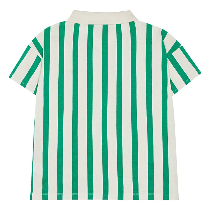 Polo oversize a rayas | Verde- Imagen del producto n°3
