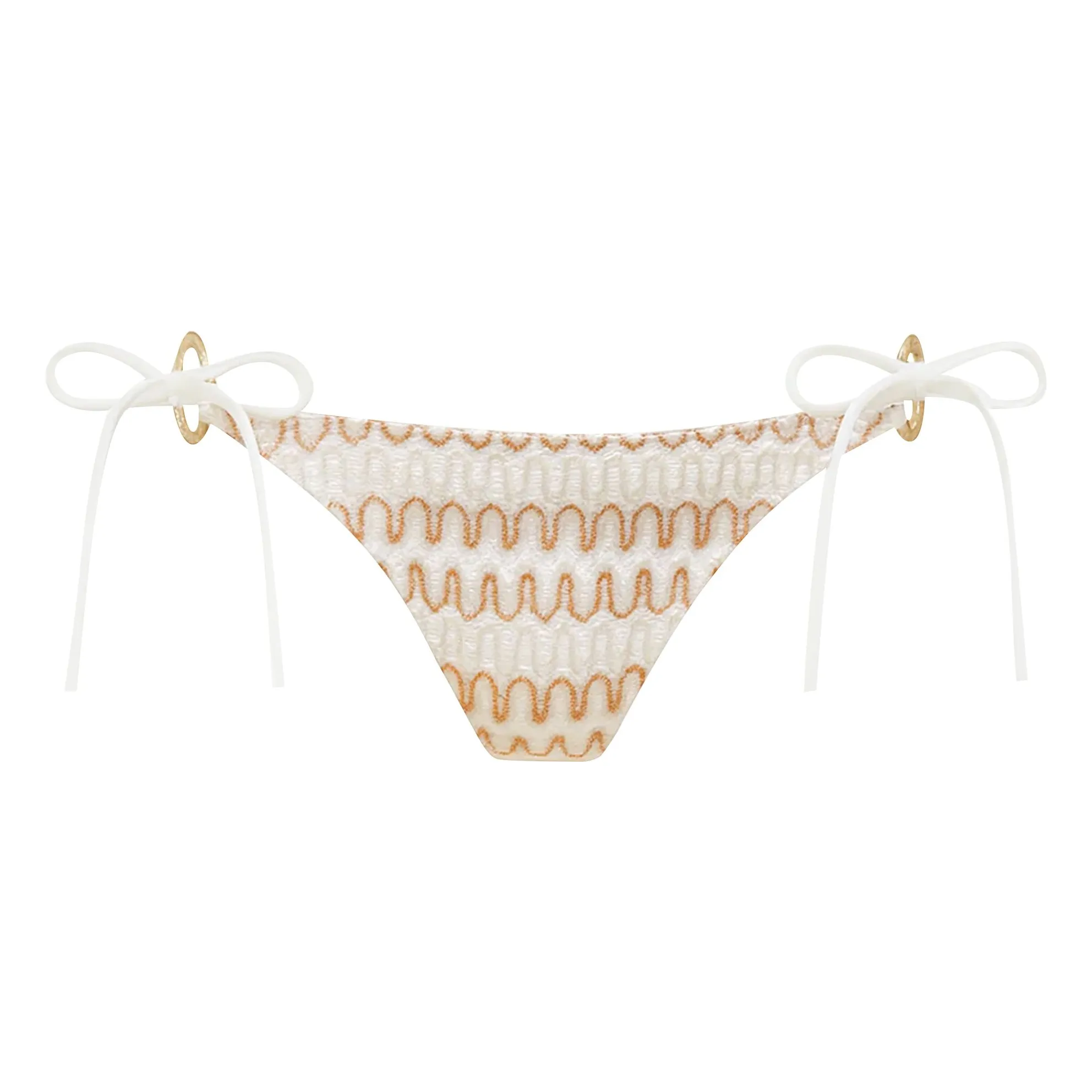 Lison Paris White Sunset Bikini Bottom