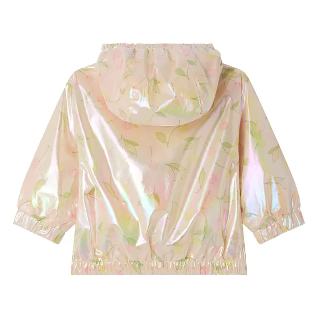 Blouson à Capuche Alana Cerises Fibres Recyclées | Rose