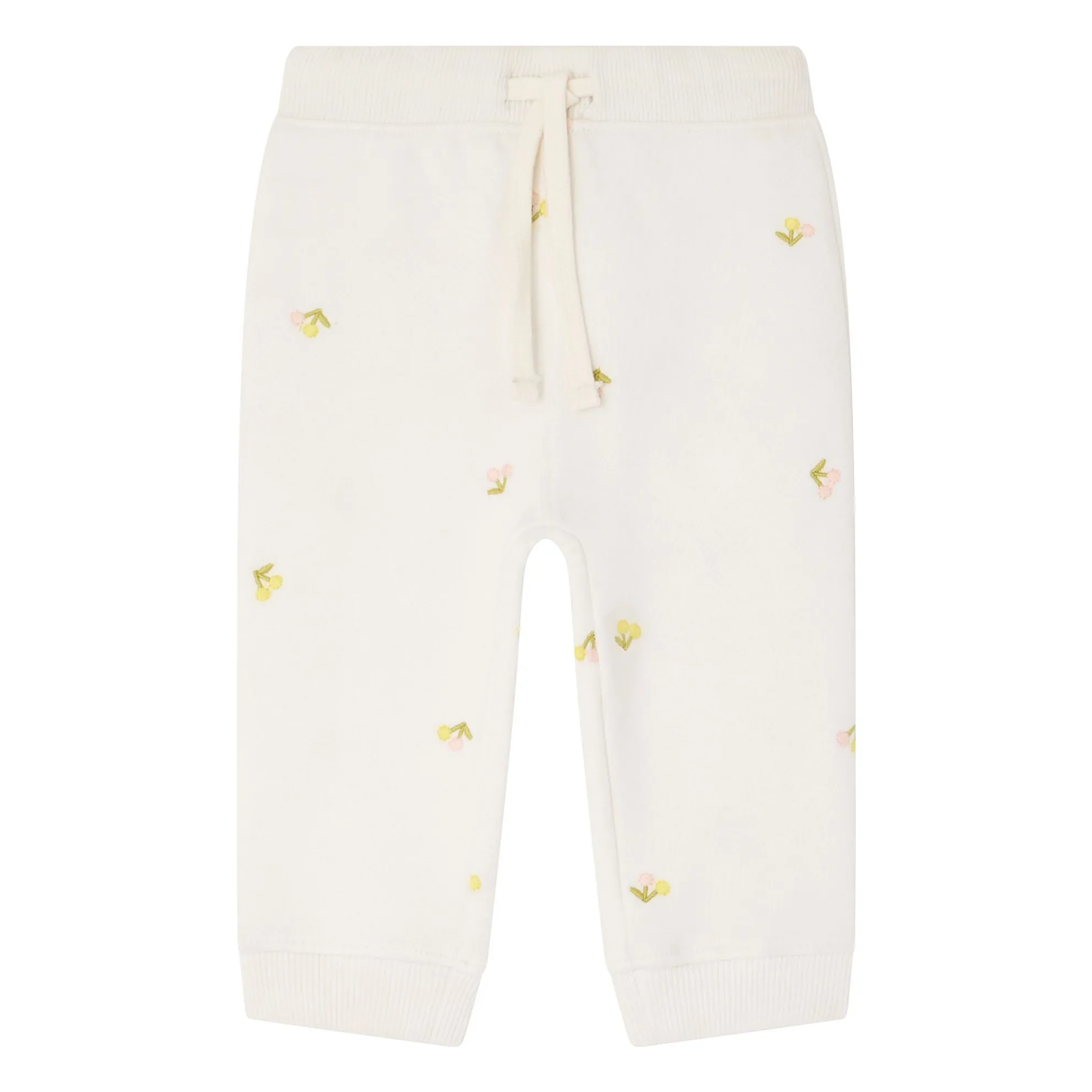Bonpoint Ecru Bambo Jogger Cherry Organic Cotton