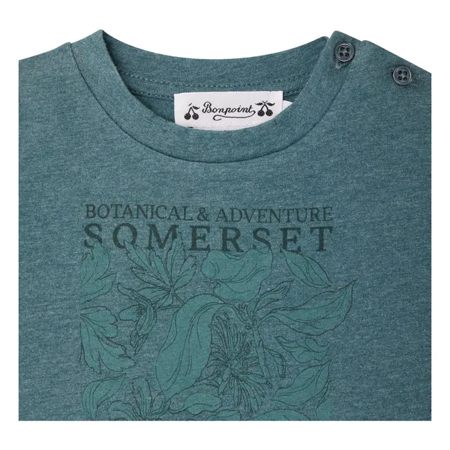 T-shirt Tom Coton Bio | Bleu canard