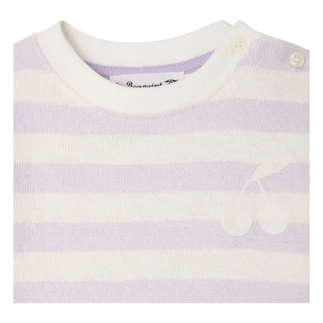 Camiseta de rayas Cai Cherry | Crudo