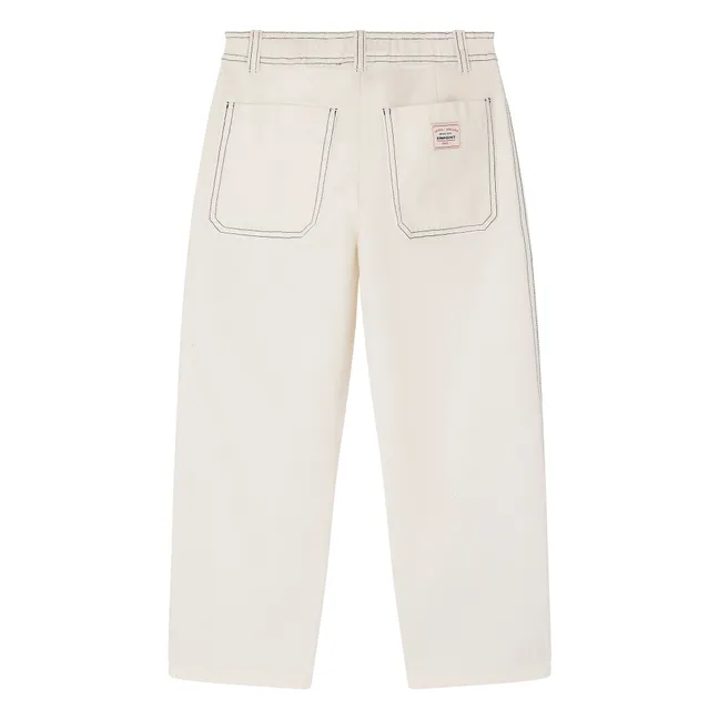 Eldor organic cotton pants | Ecru