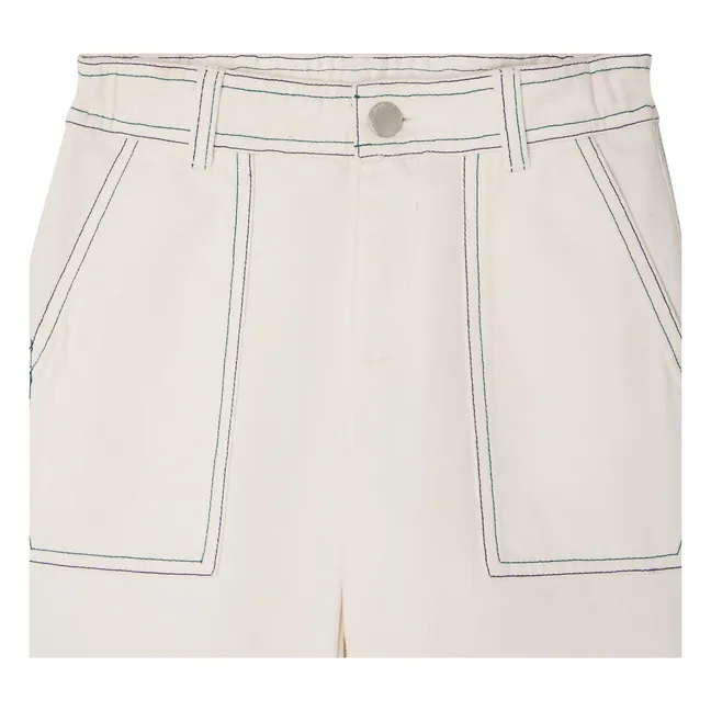 Eldor organic cotton pants | Ecru