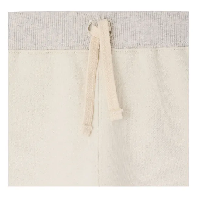 Jogger Bambo Coton Bio | Ecru