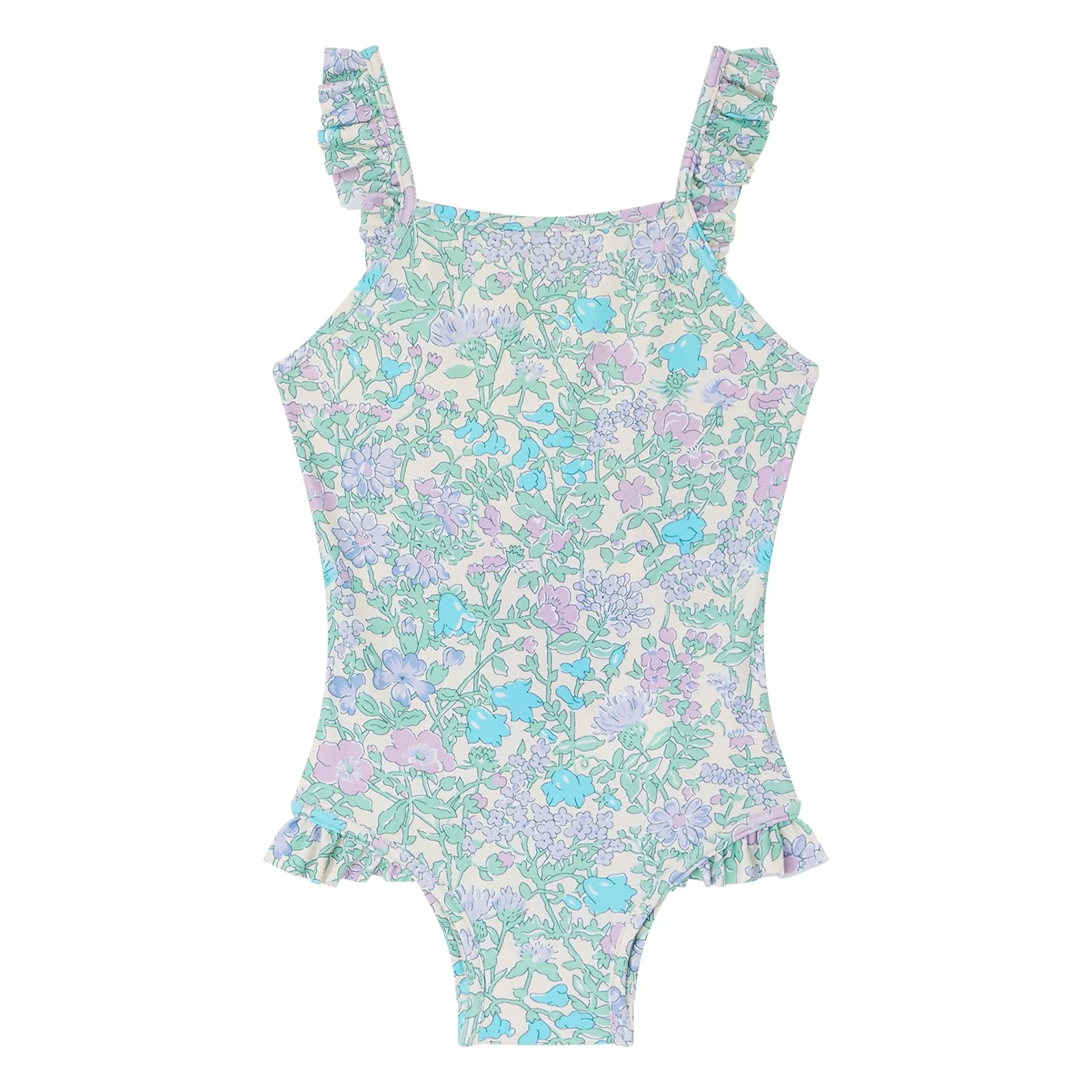 Bonpoint Green Water Cecilia Recycled Fiber Swimsuit
