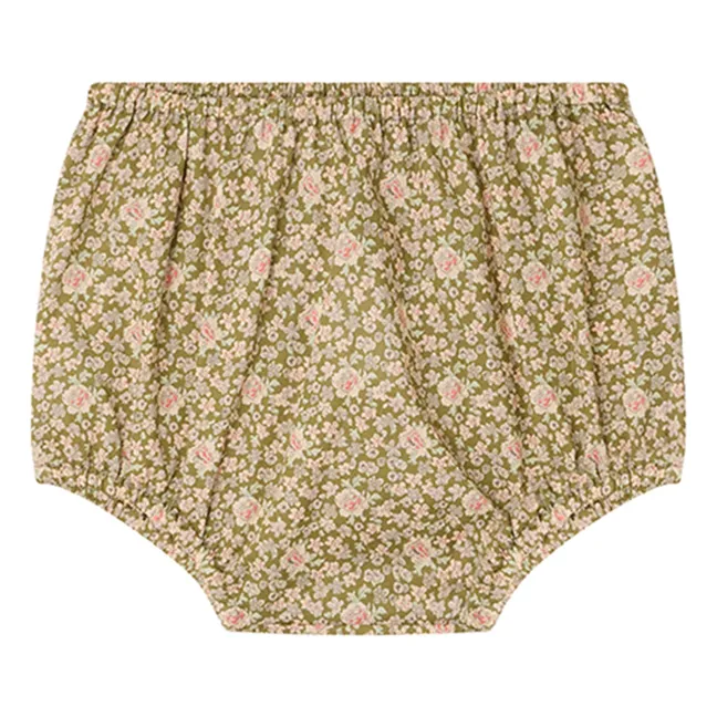 Bloomer de algodón orgánico Aki Liberty | Verde