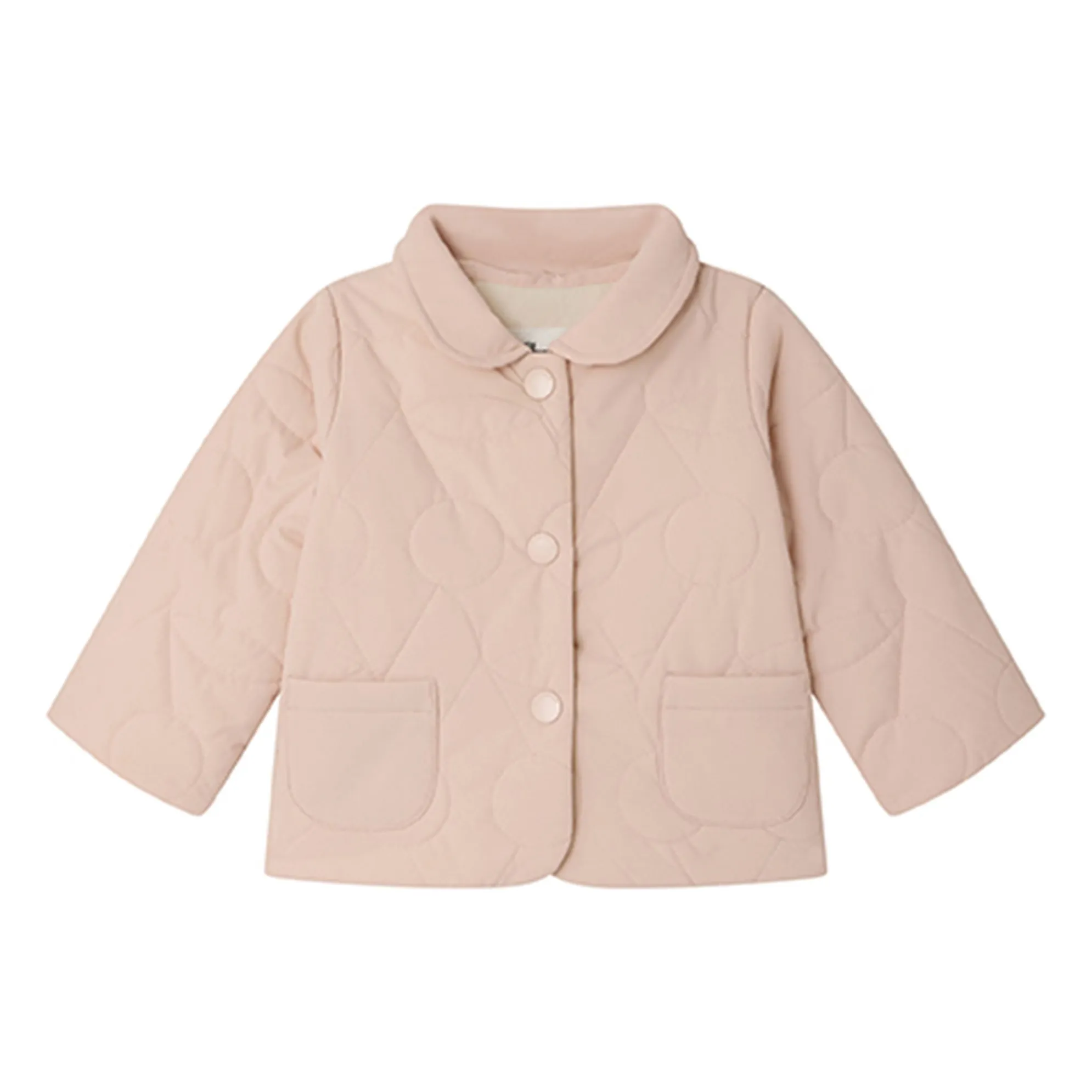Bonpoint Powder Pink Luni Cerises Recycled Fiber Jacket