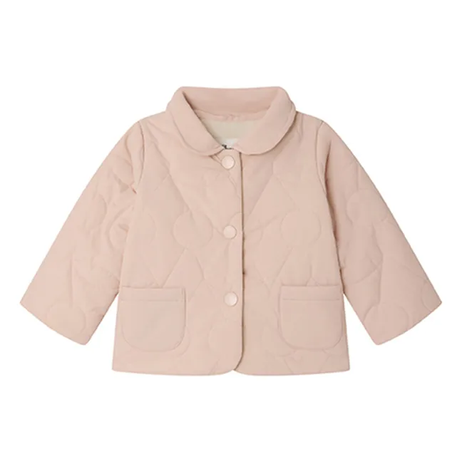 Chaqueta de fibra reciclada Luni Cerises | Rosa empolvado