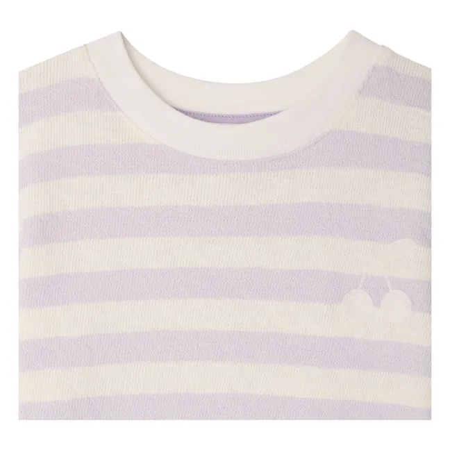 Farah Striped Cherry T-shirt | Ecru